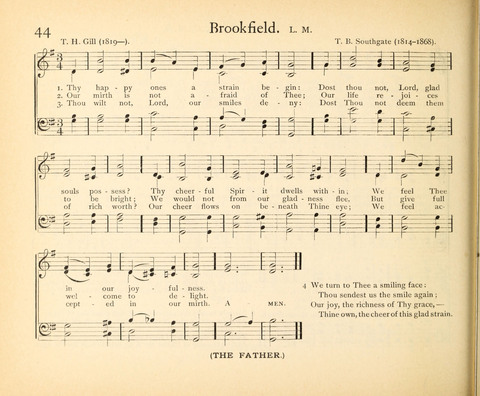 Plymouth Sunday-School Hymnal: for use in schools, prayer-meetings, and missions page 44