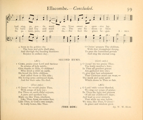 Plymouth Sunday-School Hymnal: for use in schools, prayer-meetings, and missions page 59