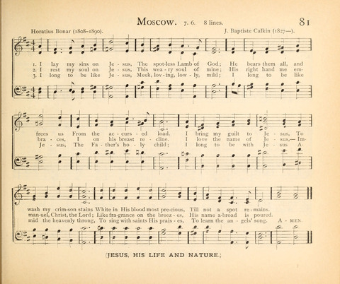 Plymouth Sunday-School Hymnal: for use in schools, prayer-meetings, and missions page 81