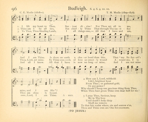 Plymouth Sunday-School Hymnal: for use in schools, prayer-meetings, and missions page 96