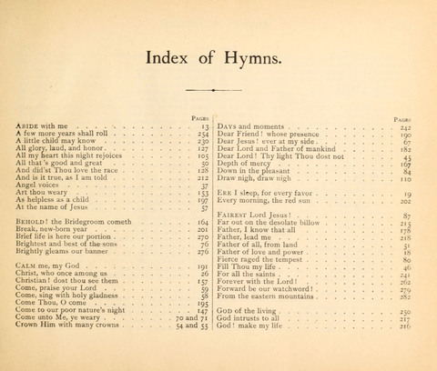 Plymouth Sunday-School Hymnal: for use in schools, prayer-meetings, and missions page viii