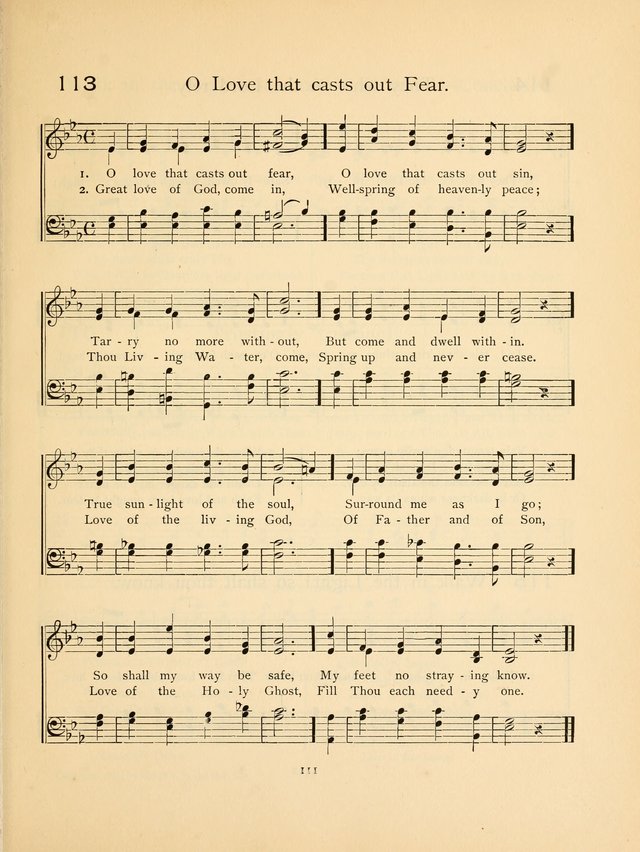 Pilgrim Songs: for the Sunday School page 111