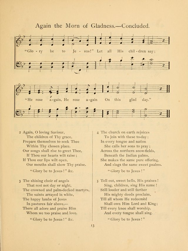 Pilgrim Songs: for the Sunday School page 13