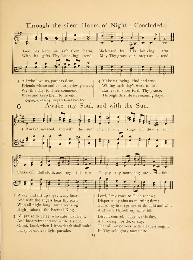 Pilgrim Songs: for the Sunday School page 15