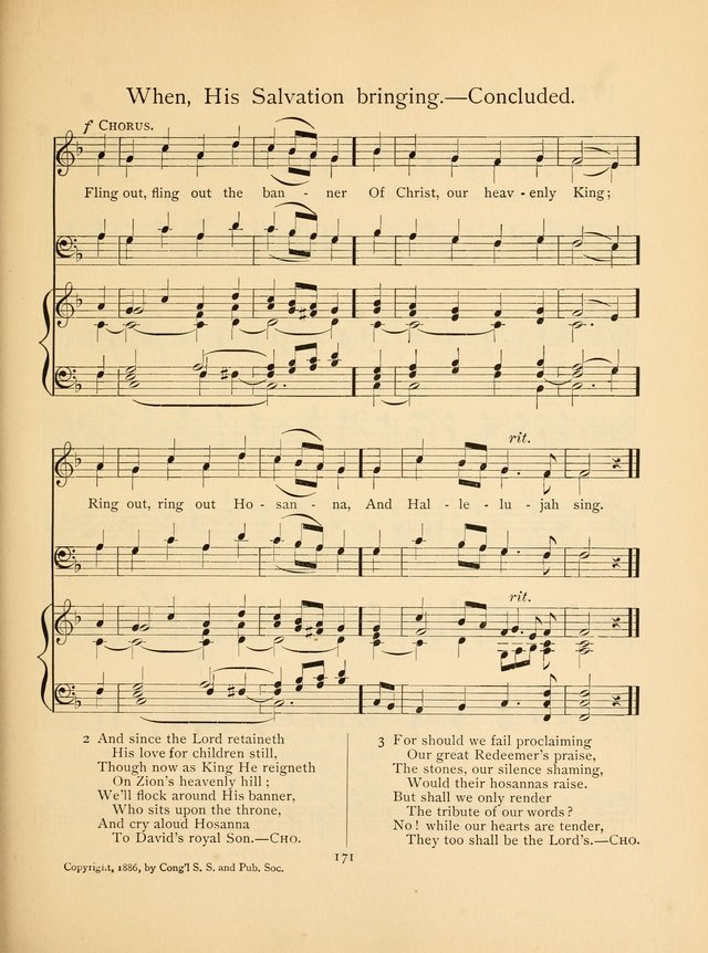 Pilgrim Songs: for the Sunday School page 171