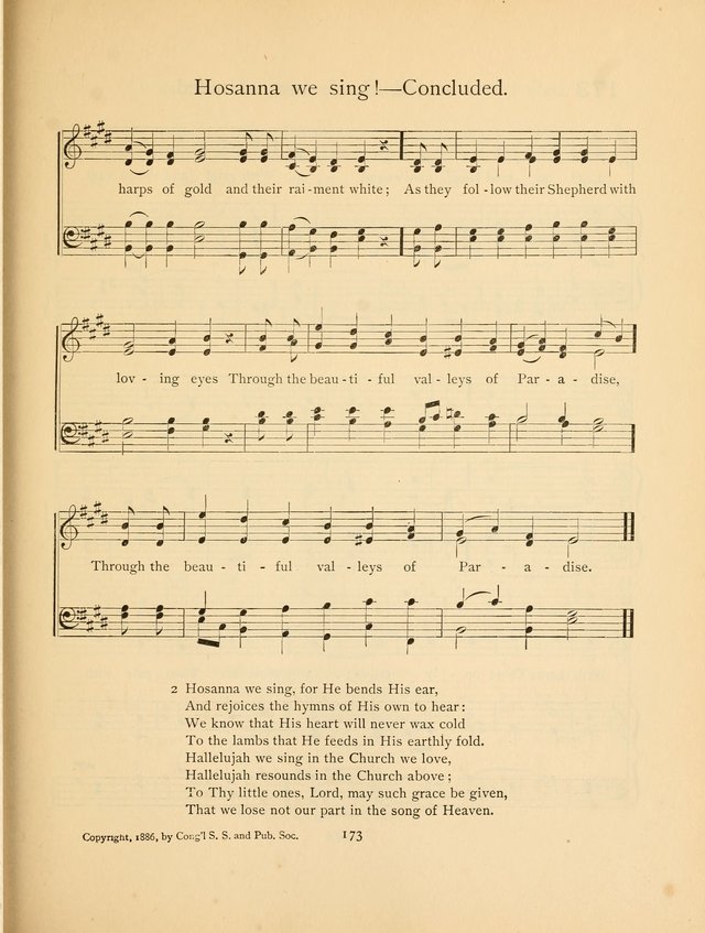 Pilgrim Songs: for the Sunday School page 173