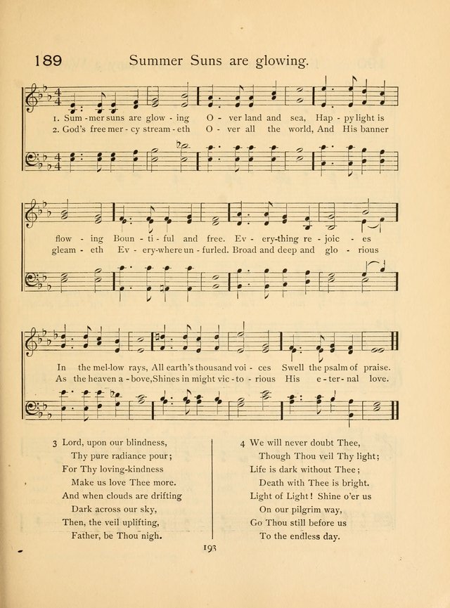 Pilgrim Songs: for the Sunday School page 193