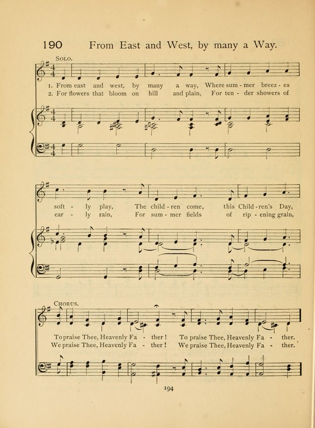 Pilgrim Songs: for the Sunday School page 194