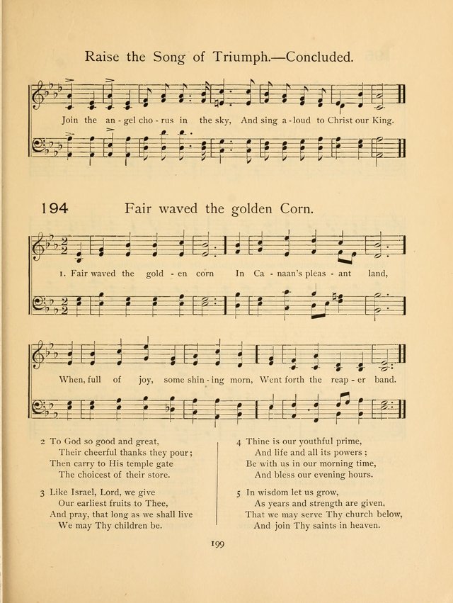 Pilgrim Songs: for the Sunday School page 199