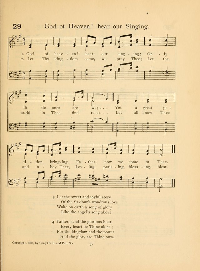 Pilgrim Songs: for the Sunday School page 37