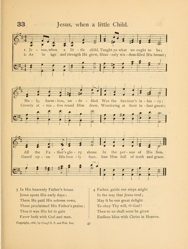 Pilgrim Songs: for the Sunday School page 41