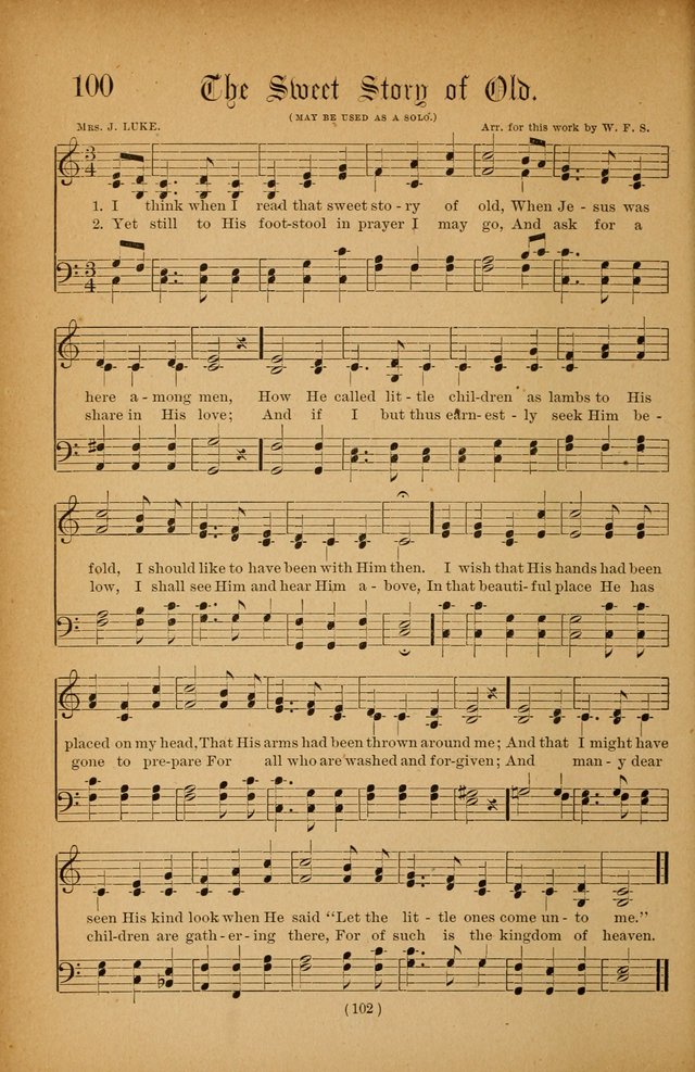 The Portfolio of Sunday School Songs page 102