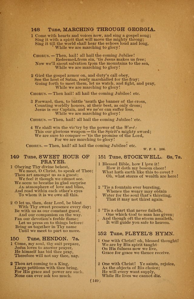 The Portfolio of Sunday School Songs page 149