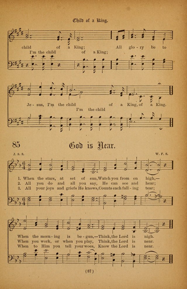 The Portfolio of Sunday School Songs page 87