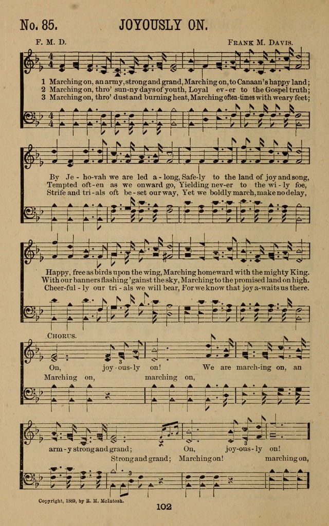 Pure Songs for Sunday-Schools page 109