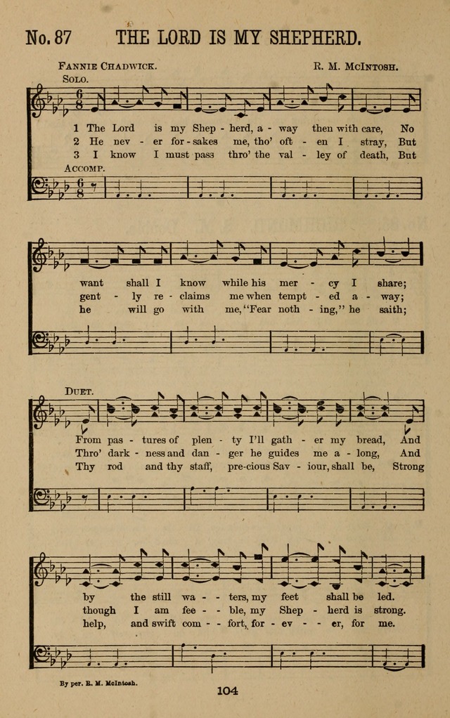 Pure Songs for Sunday-Schools page 111