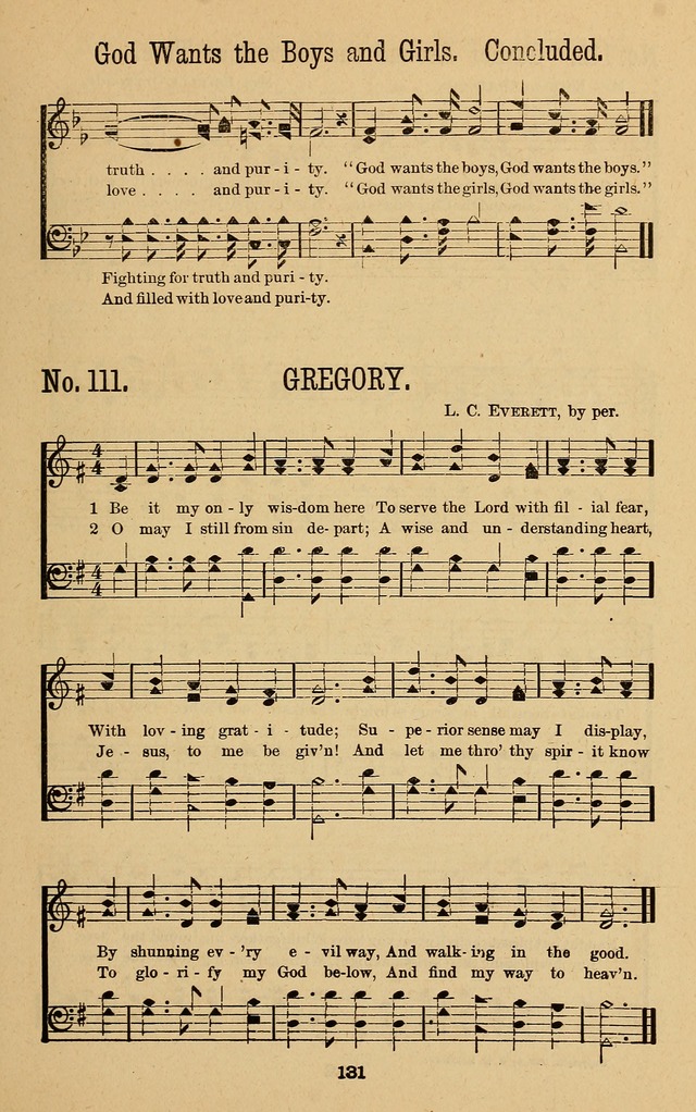 Pure Songs for Sunday-Schools page 138