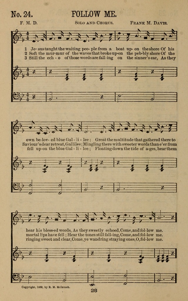 Pure Songs for Sunday-Schools page 35