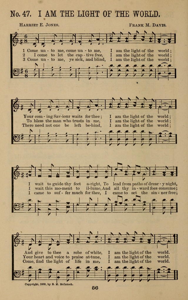 Pure Songs for Sunday-Schools page 63