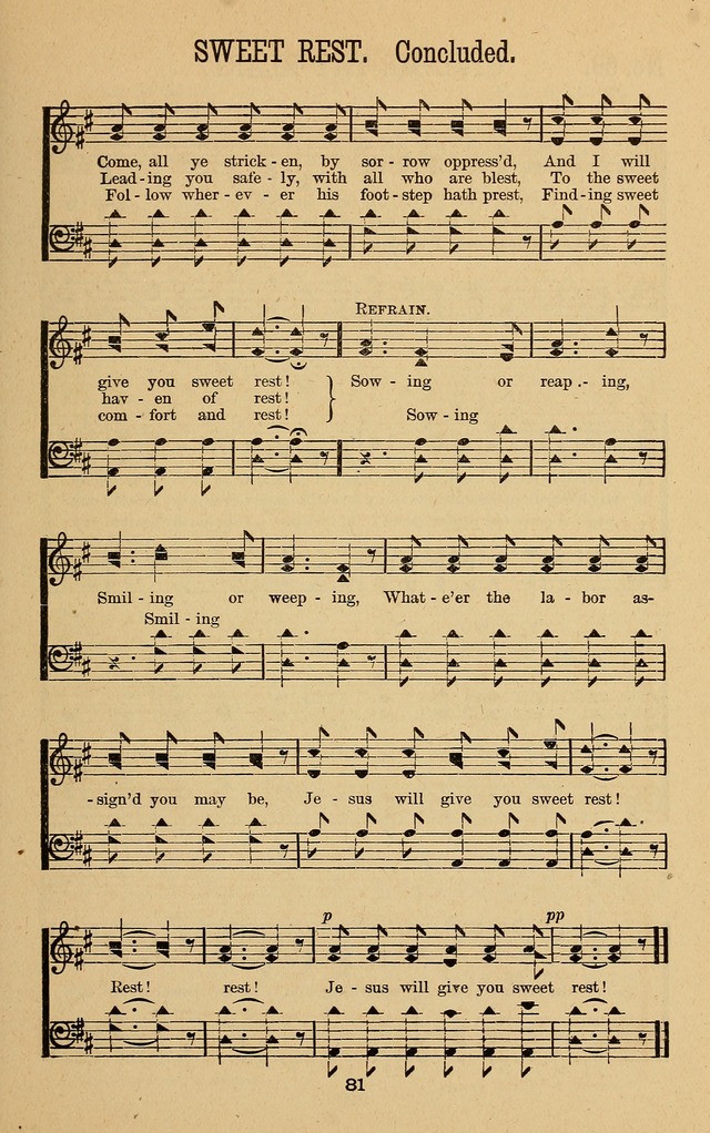 Pure Songs for Sunday-Schools page 88