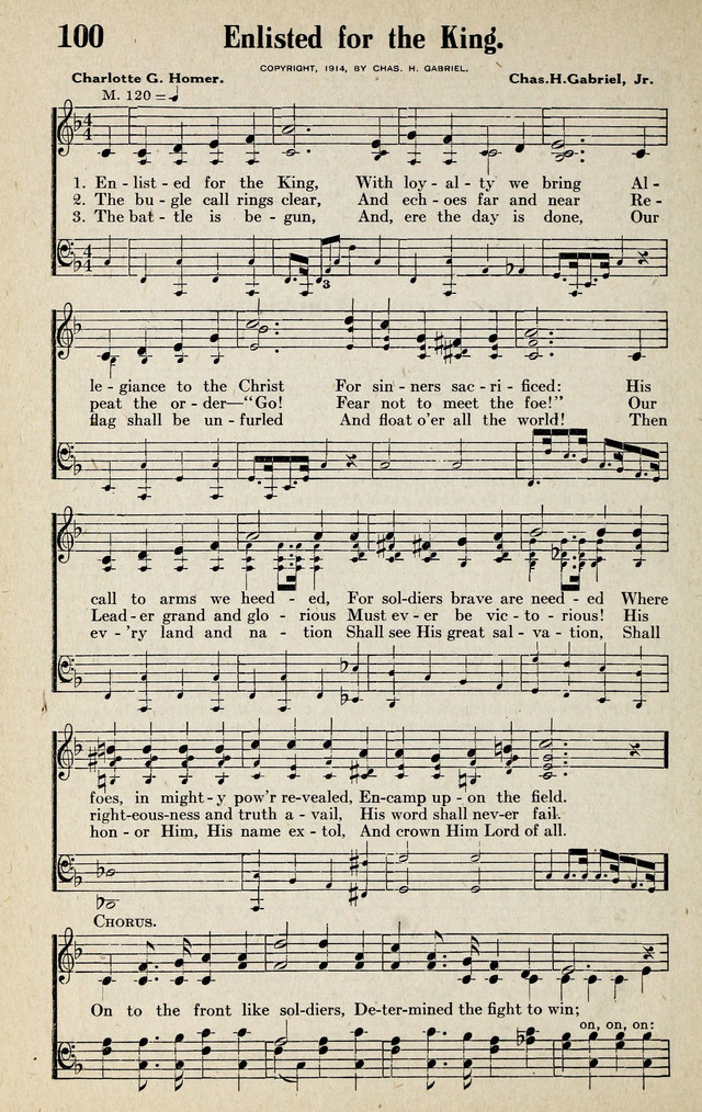 Progressive Sunday School Songs page 100