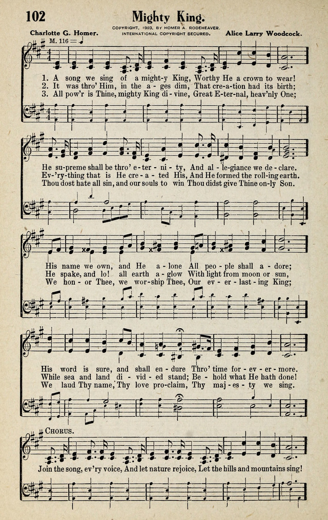 Progressive Sunday School Songs page 102