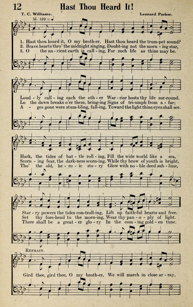 Progressive Sunday School Songs page 12