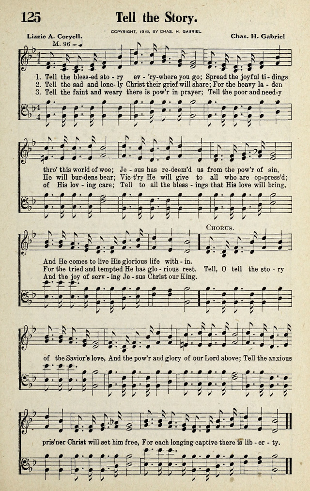 Progressive Sunday School Songs page 123