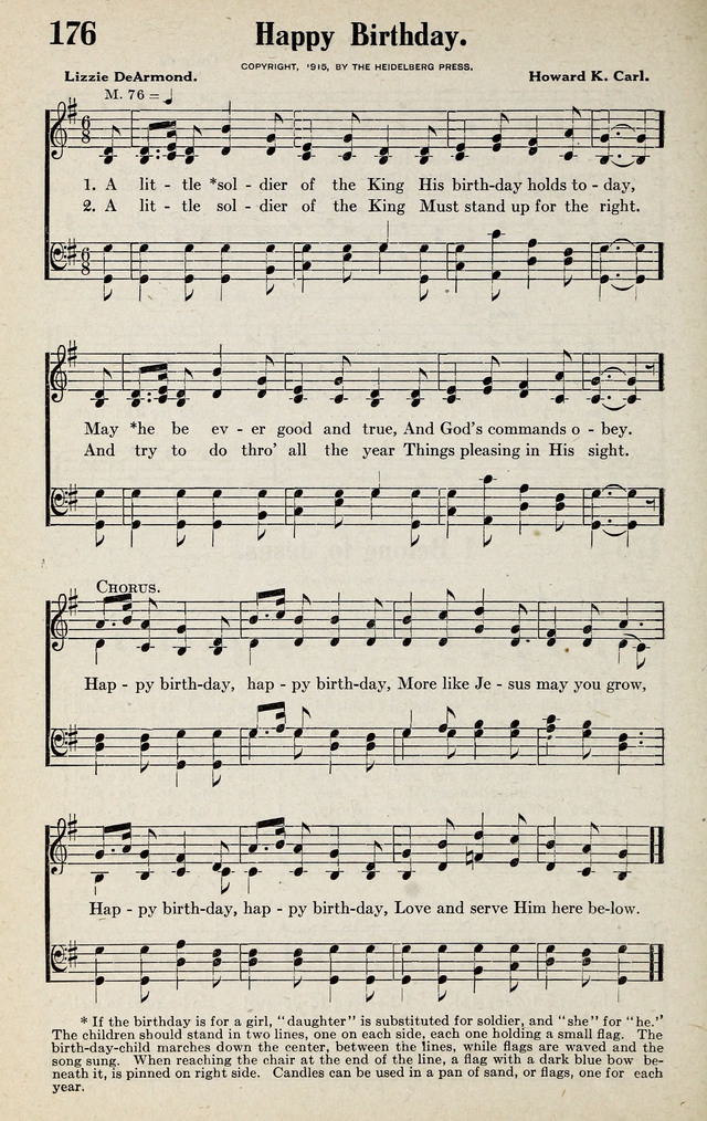 Progressive Sunday School Songs page 170