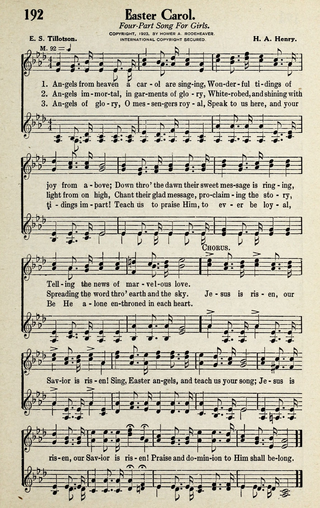 Progressive Sunday School Songs page 185