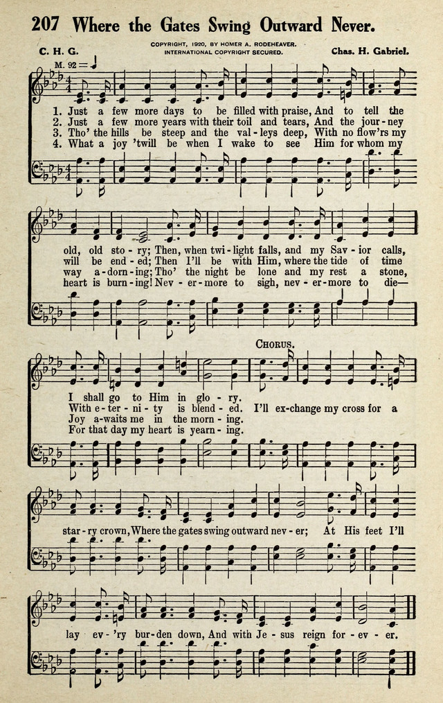 Progressive Sunday School Songs page 199