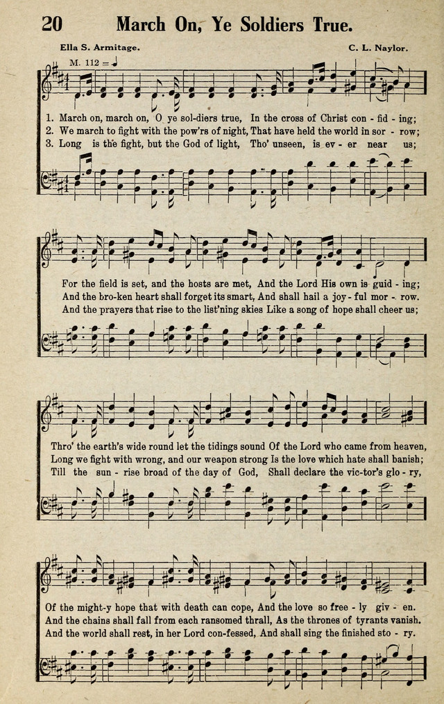 Progressive Sunday School Songs page 20