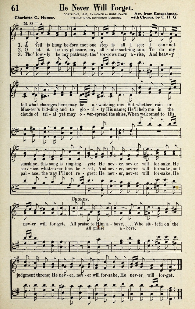 Progressive Sunday School Songs page 61