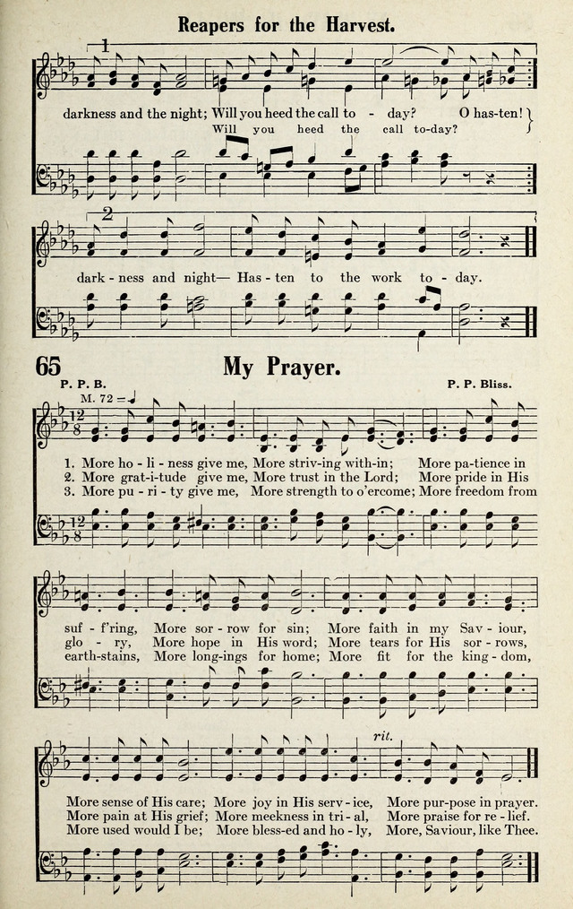 Progressive Sunday School Songs page 65