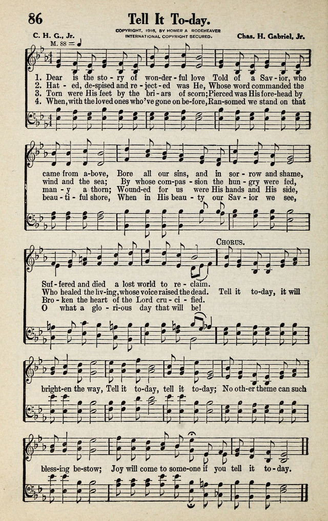 Progressive Sunday School Songs page 86