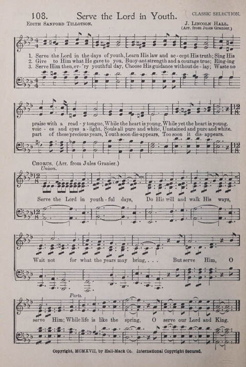 Praise and Service Songs for Sunday Schools page 104