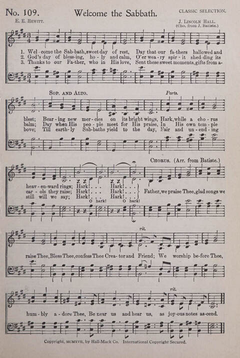 Praise and Service Songs for Sunday Schools page 105