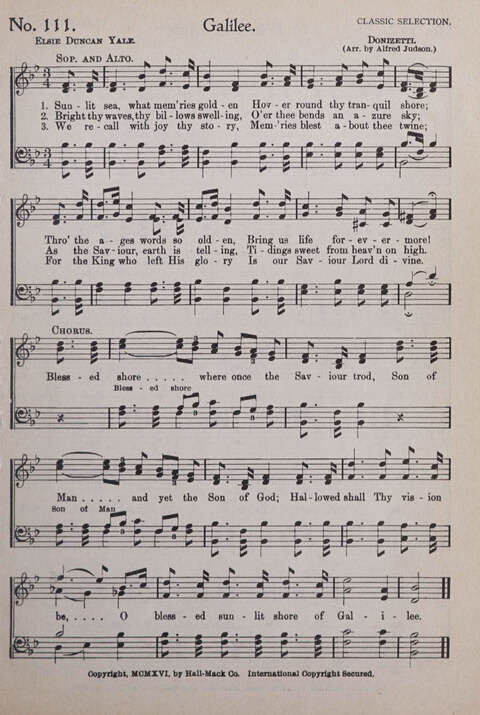 Praise and Service Songs for Sunday Schools page 107