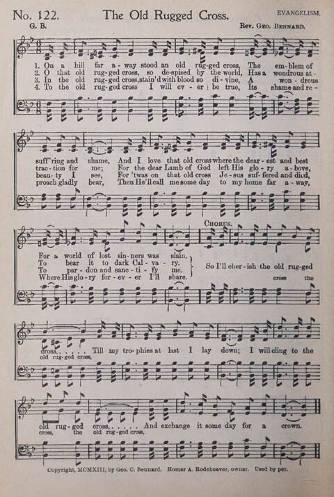 Praise and Service Songs for Sunday Schools page 118