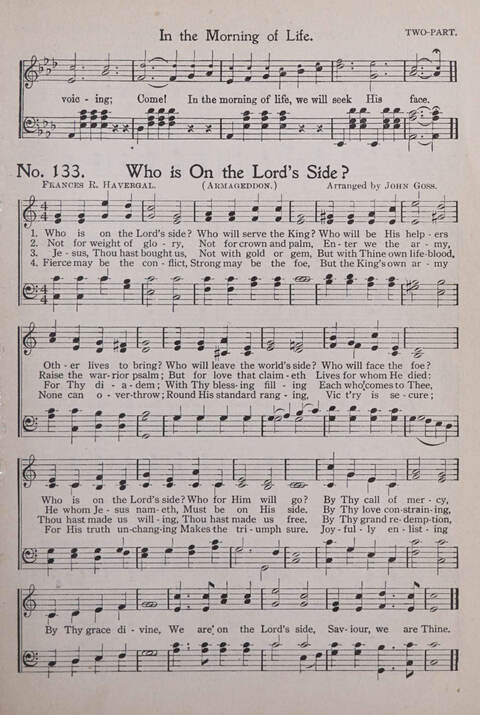 Praise and Service Songs for Sunday Schools page 129