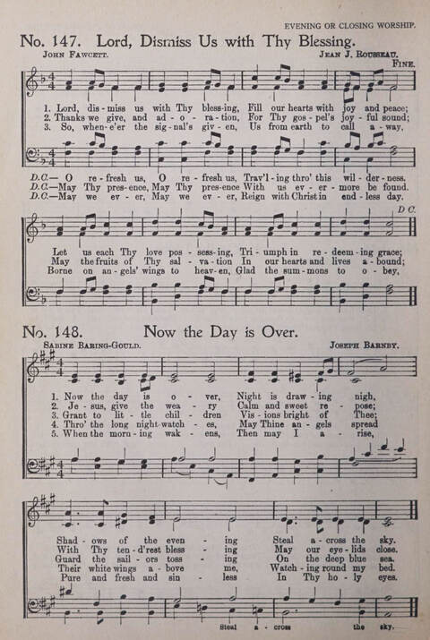 Praise and Service Songs for Sunday Schools page 138