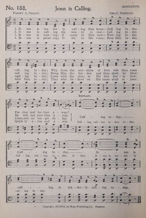 Praise and Service Songs for Sunday Schools page 164