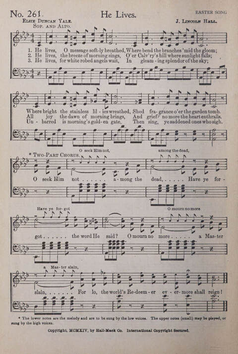 Praise and Service Songs for Sunday Schools page 230