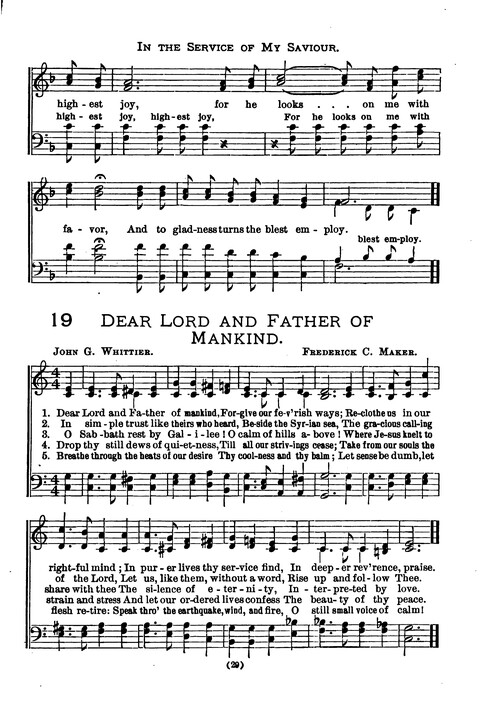 Praise and Thanks: a hymn book for the Young People