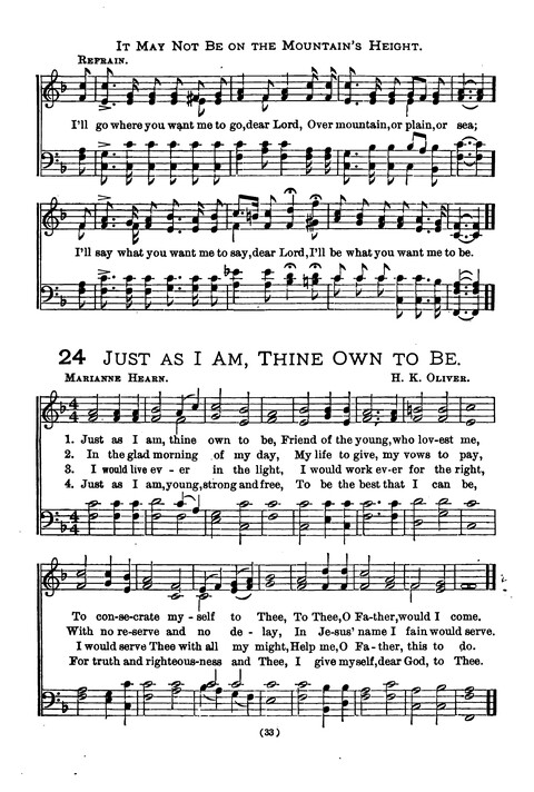 Praise and Thanks: a hymn book for the Young People