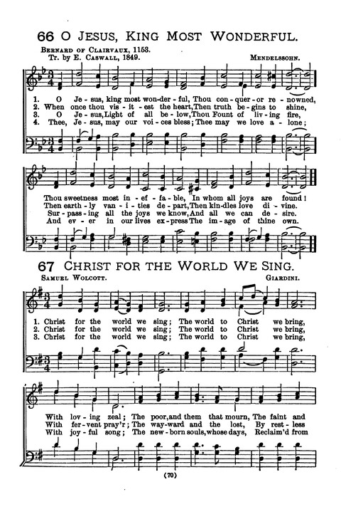 Praise and Thanks: a hymn book for the Young People