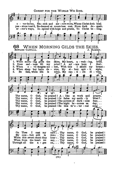 Praise and Thanks: a hymn book for the Young People