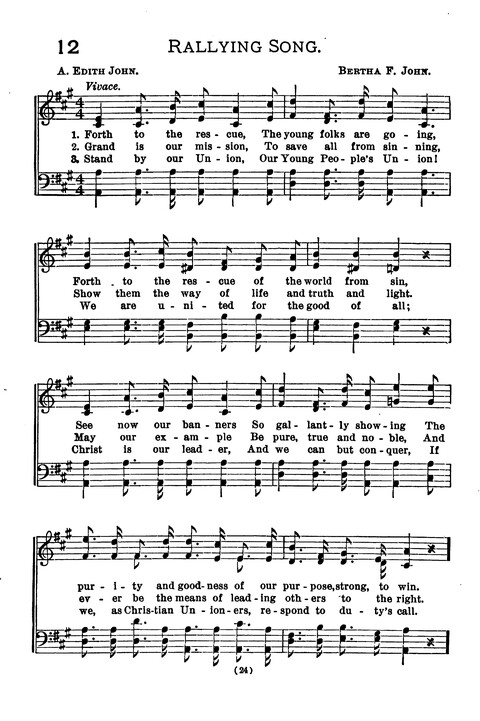 Praise and Thanks: a hymn book for the Young People