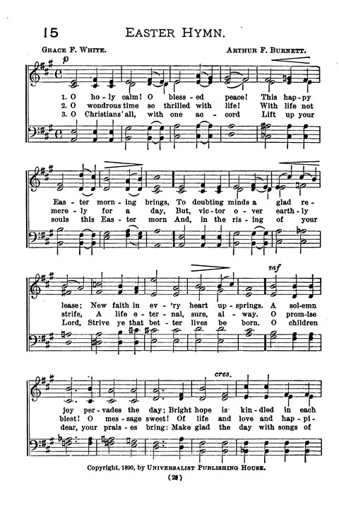 Praise and Thanks: a hymn book for the Young People