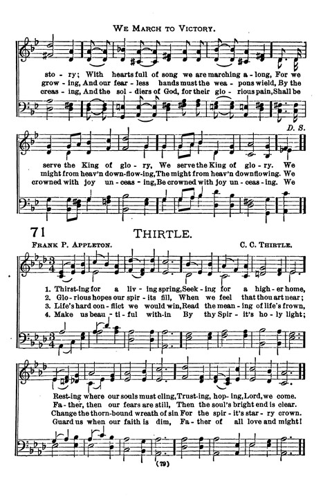 Praise and Thanks: a hymn book for the Young People